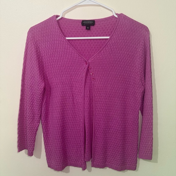 Juliana Collezione Sweaters - Juliana Collezione Pink 4-Button Cardigan, Discontinued Design, Size Small 💕